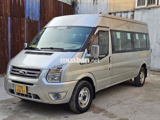 Ford Transit Mid 2016 Số sàn 16 chỗ Bạc