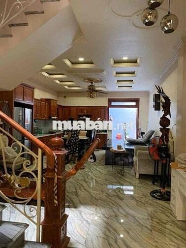 Nhà Bán . DT 5x22 .2 lầu sân thượng 4P 5 wc , khu dân cư phú lợi P7 Q8