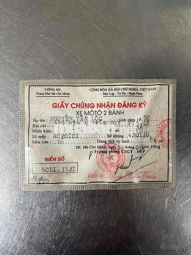 DH 88 ĐỜI 94 XE CÓ ĐỀ TPHCM  CÓ GL ĐỖI XE
