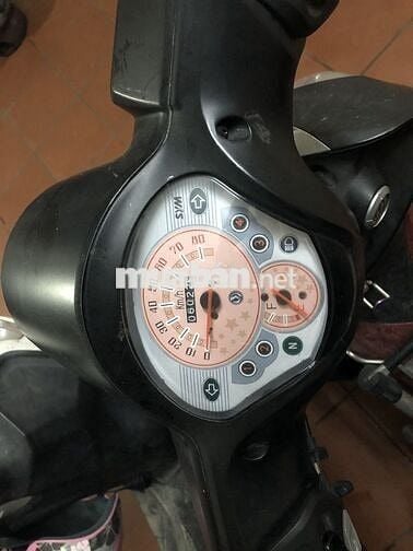 SYM Angel 50cc 2023 Đen mờ phối đỏ 6022 km