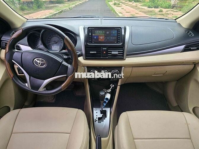 Toyota Vios E 2016 Số tự động Vàng cát