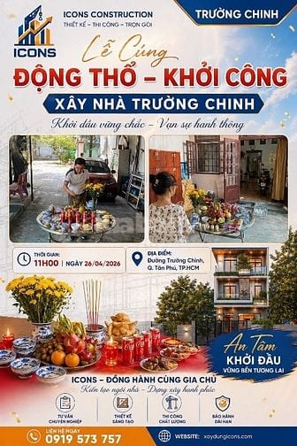 Xây dựng ICONS - CHUYÊN THIẾT KẾ THI CÔNG XÂY DỰNG NHÀ PHỐ 