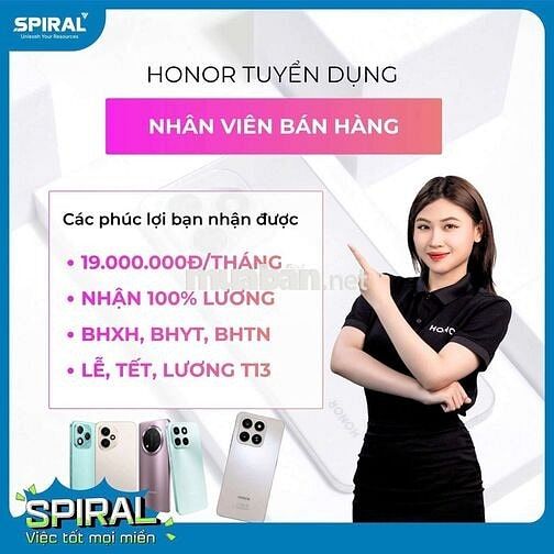 Tuyển nhân viên bán hàng tại Thái Nguyên 