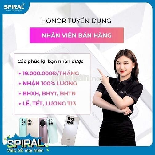 Tuyển nhân viên bán hàng tại Sa Đéc 