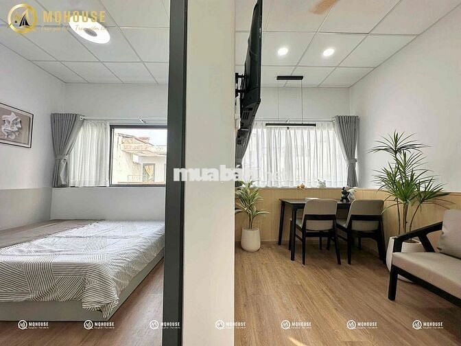 CHDV 2PN ban công full nội thất máy giặt riêng gần ETown, nhà ga T3