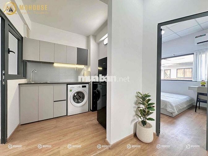 CHDV 2PN ban công full nội thất máy giặt riêng gần ETown, nhà ga T3