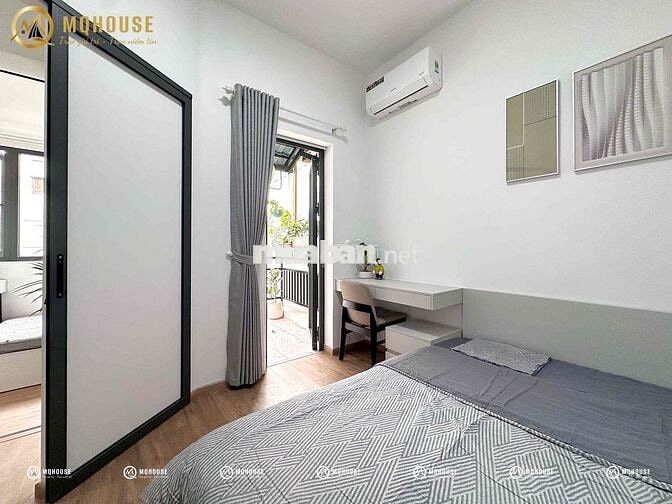 CHDV 2PN ban công full nội thất máy giặt riêng gần ETown, nhà ga T3