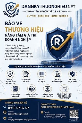 ĐĂNG KÝ THƯƠNG HIỆU.NET  – TRUNG TÂM SỞ HỮU TRÍ TUỆ VIỆT NAM 