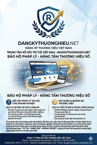 ĐĂNG KÝ THƯƠNG HIỆU.NET  – TRUNG TÂM SỞ HỮU TRÍ TUỆ VIỆT NAM 