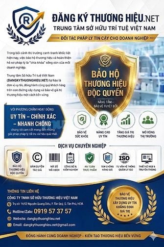 ĐĂNG KÝ THƯƠNG HIỆU.NET  – TRUNG TÂM SỞ HỮU TRÍ TUỆ VIỆT NAM 