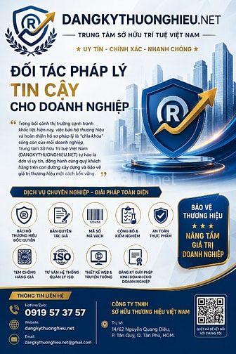 ĐĂNG KÝ THƯƠNG HIỆU.NET  – TRUNG TÂM SỞ HỮU TRÍ TUỆ VIỆT NAM 
