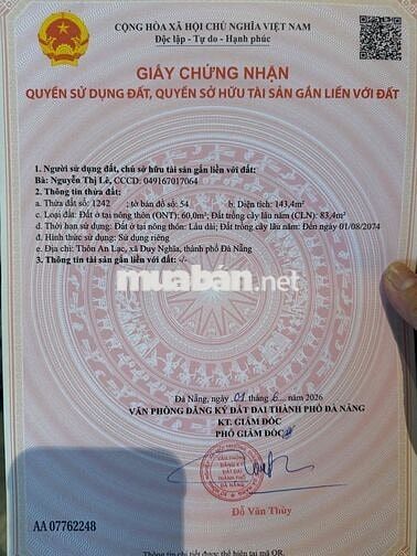 về lô view lúa duy nghĩa cực đẹp giá cực mềm