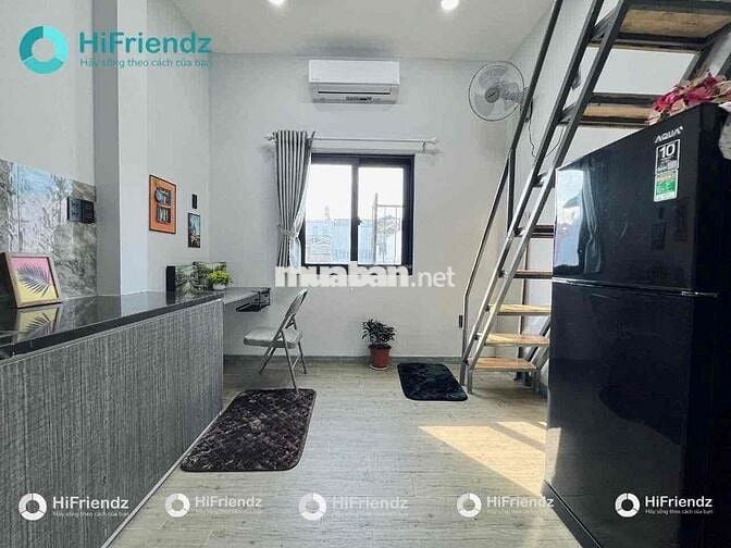 PHÒNG ĐẸP GÁC CAO 1m8 GIÁ RẺ, RỘNG 30m2 CỬA SỔ THOÁNG GẦN VLU, Q1, Q3
