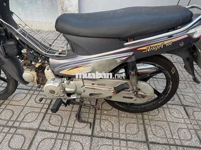 SYM Angel 100 Xám Xe số Zin, êm ru Mâm 5 cây