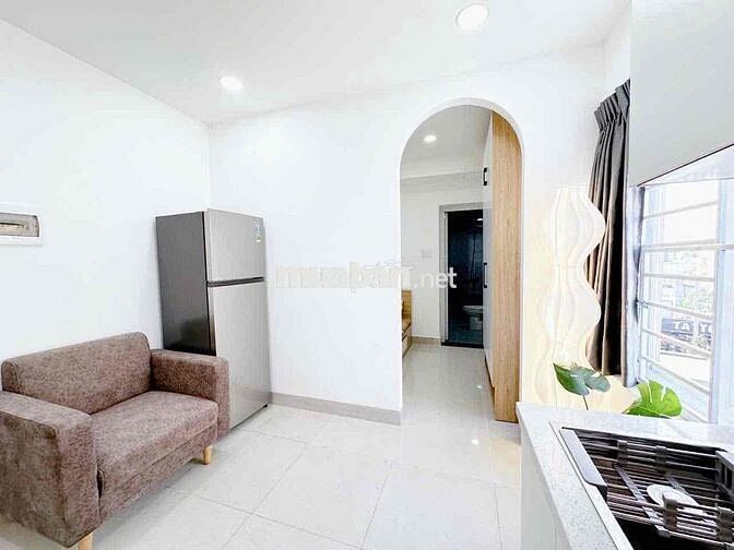 CHO THUÊ 1 PHÒNG NGỦ, 1 PHÒNG KHÁCH, TÁCH BẾP, FULL NỘI THẤT