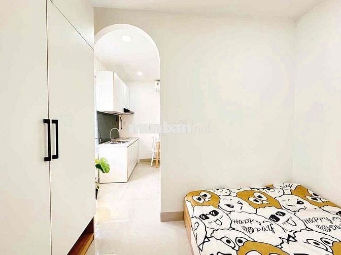 CHO THUÊ 1 PHÒNG NGỦ, 1 PHÒNG KHÁCH, TÁCH BẾP, FULL NỘI THẤT