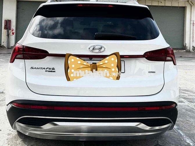 Hyundai Santafe 2021 Xăng Số tự động 75000km Trắng