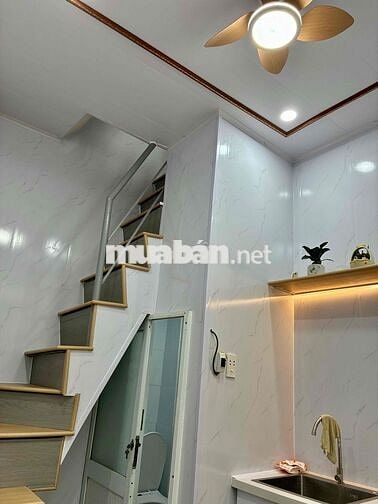 NHÀ MỚI LÊ QUANG ĐỊNH P7 BÌNH THẠNH 3 TẦNG HXH FULL NỘI THẤT 2.1 TỶ TL
