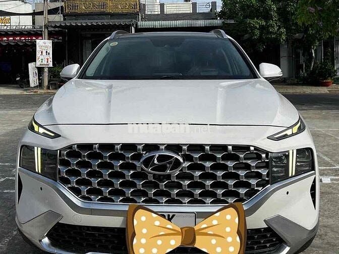 Hyundai Santafe 2021 Xăng Số tự động 75000km Trắng