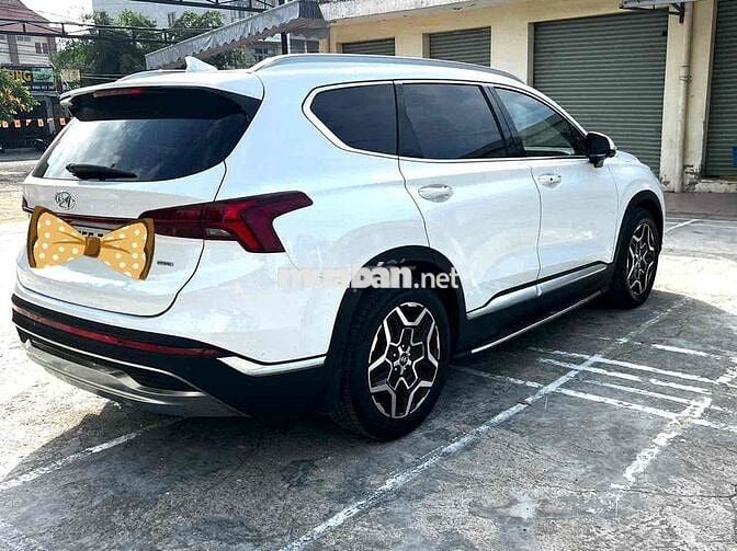 Hyundai Santafe 2021 Xăng Số tự động 75000km Trắng
