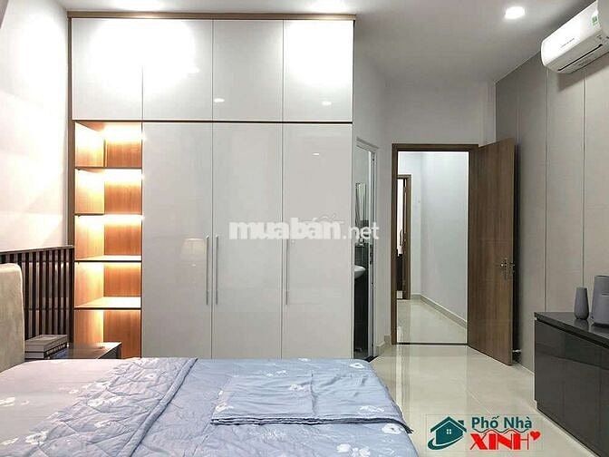 NHÀ MỚI NGUYÊN CĂN 1 TRỆT 3 LẦU, DT 4×15 CÓ 5PN,6WC. CÓ THANG MÁY