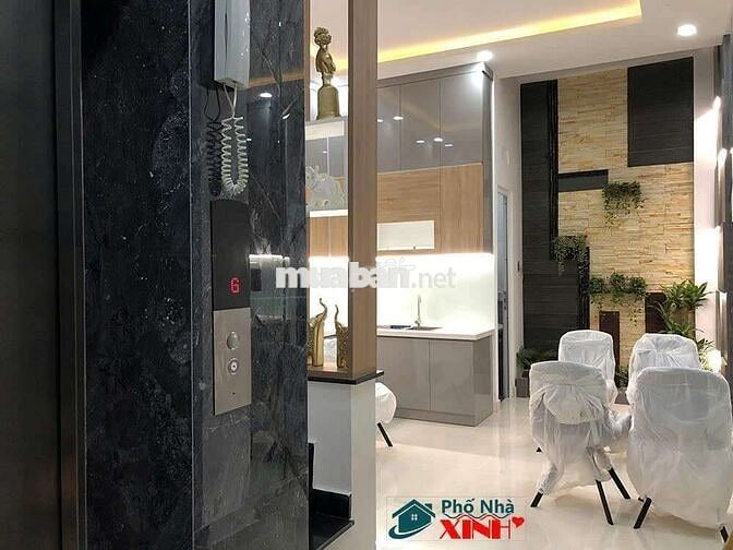 NHÀ MỚI NGUYÊN CĂN 1 TRỆT 3 LẦU, DT 4×15 CÓ 5PN,6WC. CÓ THANG MÁY