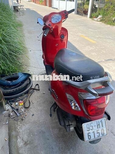 SYM Attila 2024 màu Đỏ