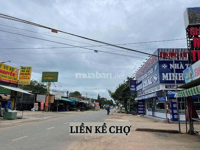 Đất liền kề chợ trường UBND Minh Thạnh Dầu Tiếng