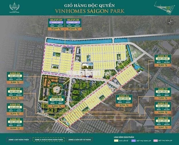VINHOMES HÓC MÔN – NHÀ PHỐ – ĐỢT 1