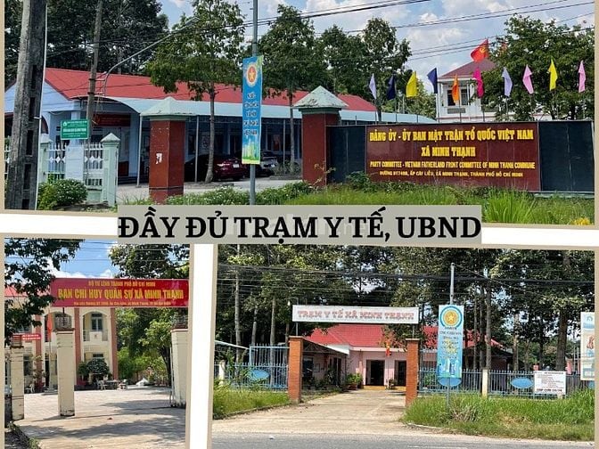 Đất liền kề chợ trường UBND Minh Thạnh Dầu Tiếng
