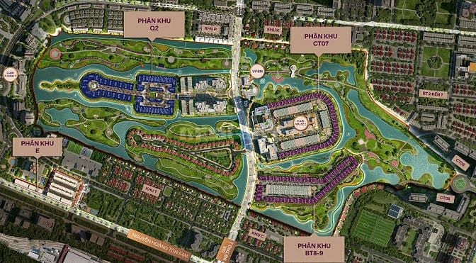 Bán dự án Siêu Biệt Thự The Windsor Collection, 380m2, view hồ 205 tỷ