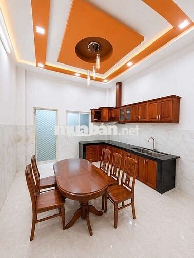 NHÀ GẦN NGÃ TƯ BỐN XÃ - 4M*14M,4 TẦNG BTCT SÂN THƯỢNG , 4 PN , HXH 