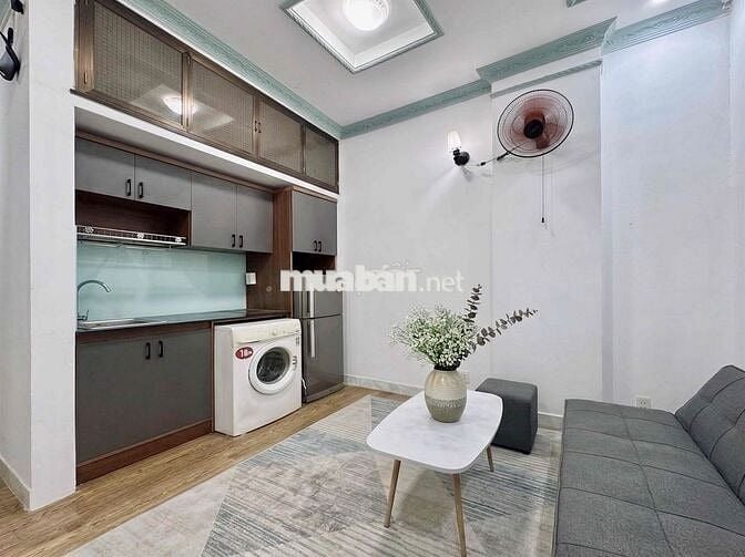 căn hộ full nội thất 1pn - 1pk cực rộng 60m2 có ban công Quận 10 - 11