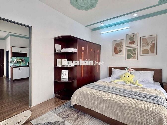 căn hộ full nội thất 1pn - 1pk cực rộng 60m2 có ban công Quận 10 - 11