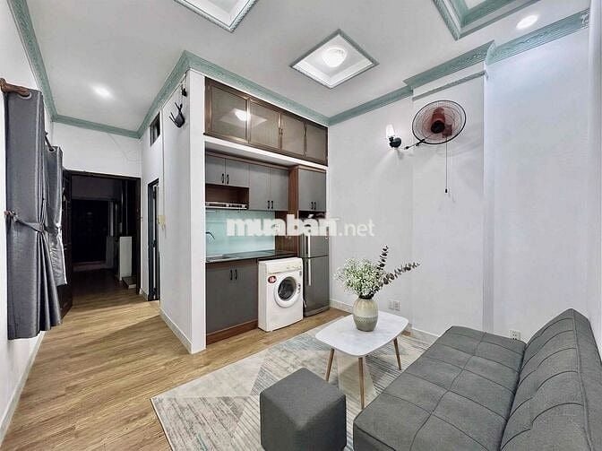 căn hộ full nội thất 1pn - 1pk cực rộng 60m2 có ban công Quận 10 - 11