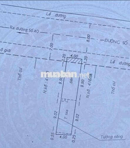 BÁN ĐẤT ĐƯỜNG SỐ P. TÂN QUY – QUẬN 7