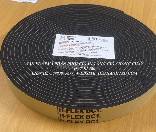 GIOĂNG ỐNG GIÓ CHỐNG CHÁY, RON CHỐNG CHÁY  