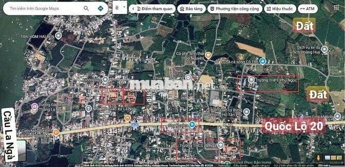 Bán đất thổ cư 2 mặt tiền đường nhựa ô tô vi vu Tp Đồng Nai chỉ 620tr