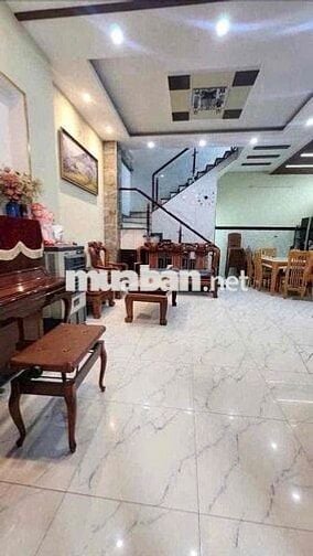nhà 4 tầng 5pn 4wc sân thượng, Full Nội Thất gần chợ Bình Thành