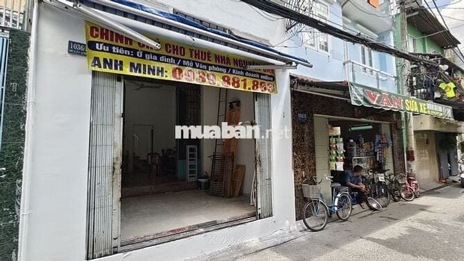CHO THUÊ NHÀ NGUYÊN CĂN HẺM XE HƠI - 14 TRIỆU/THÁNG