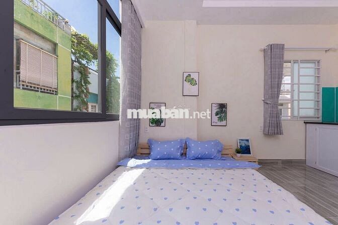 Cho thuê studio cửa sổ lớn Bùi Đình Túy