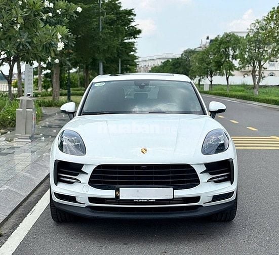 BÁN XE PORSCHE MACAN SẢN XUẤT 2021, MÀU TRẮNG + NỘI THẤT ĐỎ