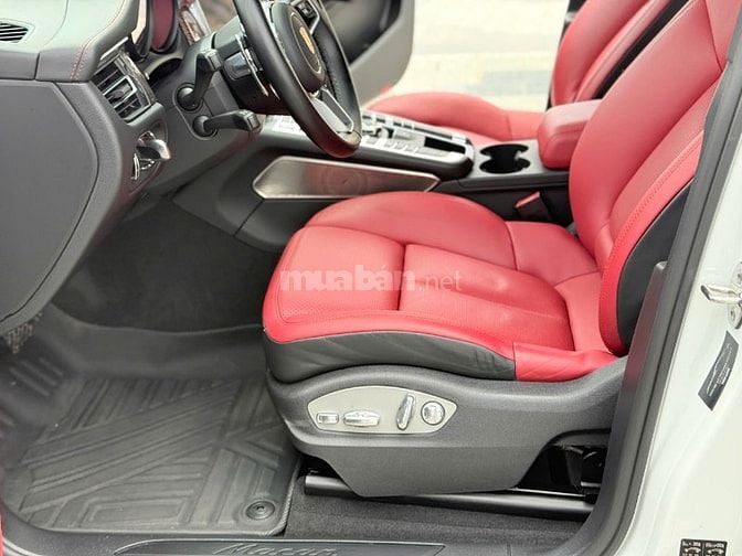 BÁN XE PORSCHE MACAN SẢN XUẤT 2021, MÀU TRẮNG + NỘI THẤT ĐỎ