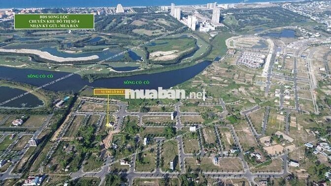 Lô 100m2 (5x20m) gần ĐH FPT sát Sông Cổ Cò