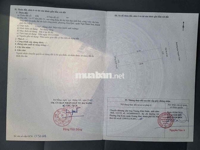 2 lô góc Trung hoà 1 Đường 7m5 Villa Võ Chí Công Cầu Khuê Đông