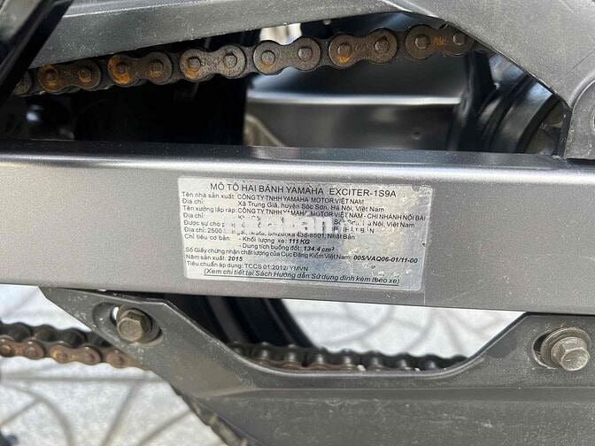 Yamaha Exciter 1S9A 2015 Đỏ