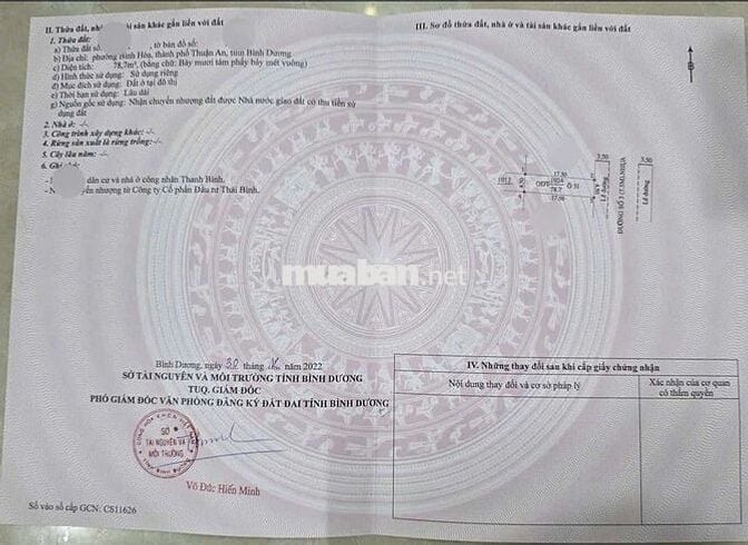 Đất kdc Thanh Bình phường Bình Hòa Tp Thuận An 