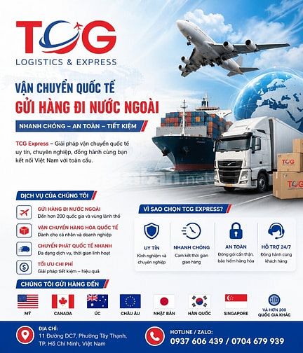 Vận chuyển quốc tế uy tín giá rẻ