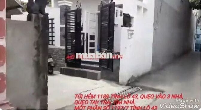 Chính chủ Cho Thuê Nhà nguyên căn 82m2-Tỉnh Lộ 43-Bình Chiểu Thủ Đức
