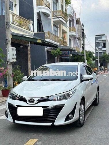 Toyota Vios G 2019 Số tự động 48.000 km Trắng